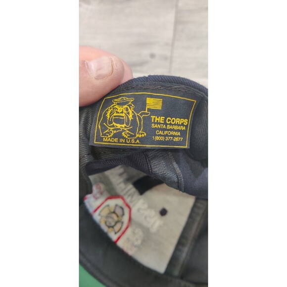 The Corps USS Milius DDG 69 Logo Blue Baseball Cap Snapback Hat Adjustable - Picture 8 of 8